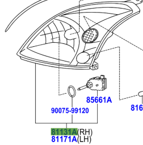 Toyota Land Cruiser 120 2002-2009 Headlamp Unit L/H