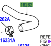 Toyota Sera 1990-1995 Water Hose Inlet