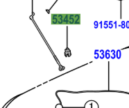 Toyota RAV4 2020- Hood Stay Holder