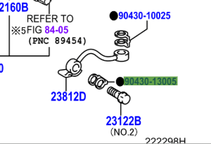 Toyota Avensis 2008-2018 Injection Pump Gasket