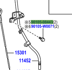 Toyota Avensis 2003-2008 Bolt Flange