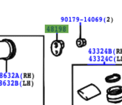 Toyota Land Cruiser 100 1998-2007 Camber Adjust Cam Assy NO.2