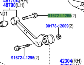 Toyota RAV4 2012-2019 Bolt Flange