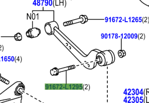 Toyota RAV4 2012-2019 Bolt Flange