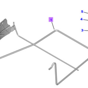 Toyota Proace (2013-2016) spare wheel carrier