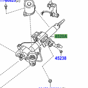 Toyota Yaris (2014-2020) Electric Power Steering Unit