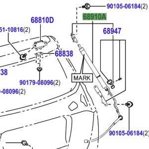 Toyota Rav4 (2012-2019) Back Door Power Unit