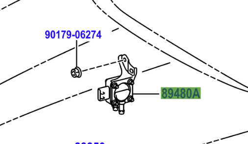 Toyota RAV4 2.2 Diesel 2005-2012 DPF Pressure Sensor