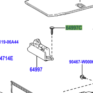 Toyota Corolla (2019) Spare Tyre Clip