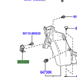 Toyota Corolla (2019) Luggage Compartment Trim