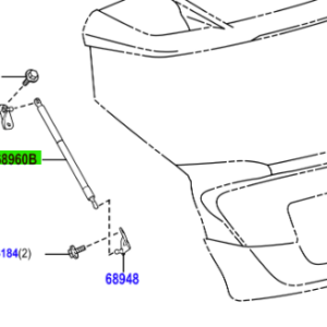 Toyota CHR (2016) Boot Strut Assy (L/H)