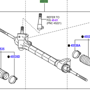 Toyota RAV4 2005-2012 Steering Rack