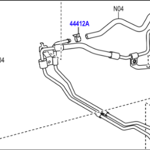 Toyota Hilux 2011-2015 Power Steering Hose Set