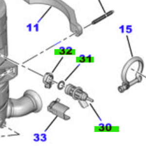 Toyota Proace 1.5TD AdBlue Fuel Injector