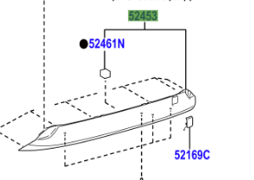 Toyota Prius 2015-2022 Rear Diffuser