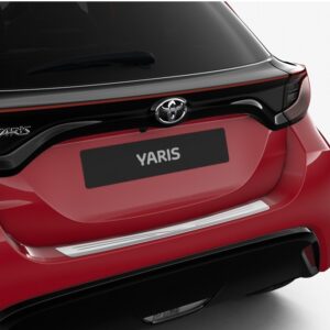 Toyota Yaris 2020-  Rear Bumper Protection Plate (Stainless Steel)