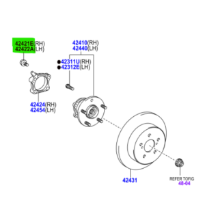 Toyota Urban Cruiser 2009-2014 Bolt (For Rear Axle Bearing Case)