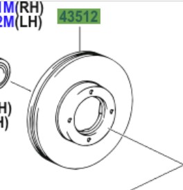 Toyota Townace Noah 1996-2007 Front Discs
