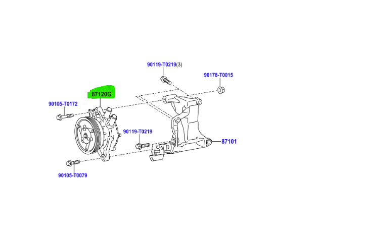 Toyota Hilux (2015-2020) Viscous heater Assy w/ magnetic clutch - Image 2
