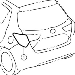 Toyota Yaris 2014-2020 Rear Tail Lamp LH (BODY)