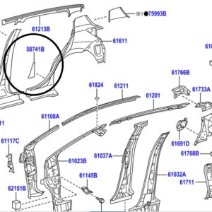 Toyota Yaris 2014-2020 R/H Quarter Panel Protector