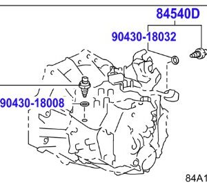 Toyota Avensis 2008-2018 SWITCH ASSY BACK-UP LAMP