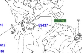Toyota iQ 2008-2014 Oxygen Sensor bank 1