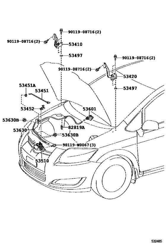 cable Toyota Parts Direct