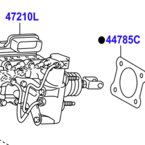 Toyota Auris 1.8L Hybrid (2012-2015) Brake Booster With Master Cylinder