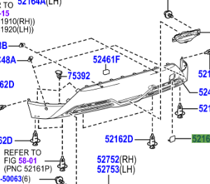Toyota C-HR 2020 - 2024 Present Rear Tow Eye Cover