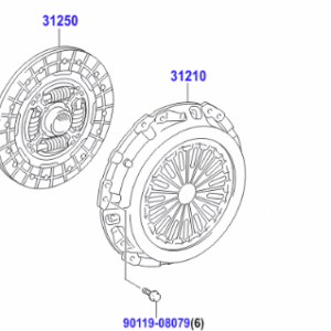 Toyota Urban Cruiser 1.4L Diesel Turbo (2009-2016) Clutch Kit