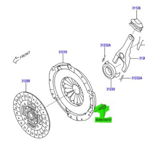 Toyota GT86 2012 - 2016 Clutch Cover Screw