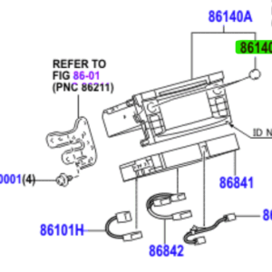 Toyota Verso (2016 - 2017) Radio Knob
