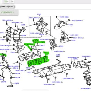 Previa exhaust manifold gaskets - wip 42407