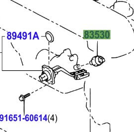 Toyota Avensis 2003-2008 Oil Pressure Switch
