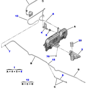 Toyota Proace City (2019) Screen Wash Filler Pipe