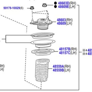 Toyota Rav4 2018-Present BEARING STRUT MOUNTING LH