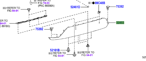 Toyota Yaris Cross 2024- Rear Bumper Centre Guard