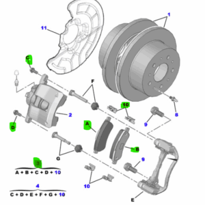 Toyota Proace Max (2024-present) Rear Pads