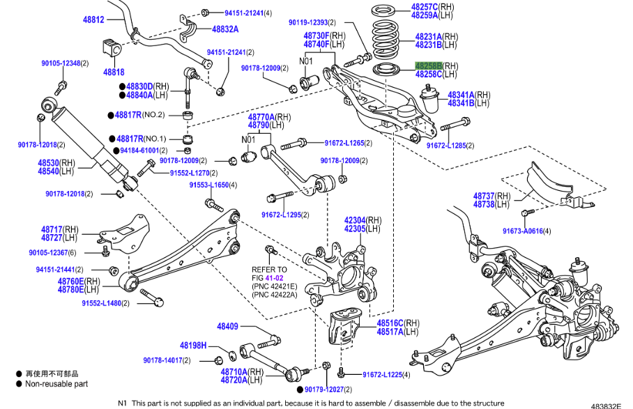 Toyota Rav 4 2015 - 2019 R/H Rear lower coil spring insulator - Image 2