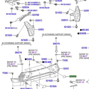 Toyota C-HR (2023-Present) R/H Rear Tow Eye Cover