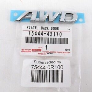 Toyota Rav4 (2018) AWD Badge