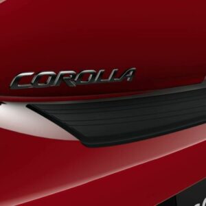 Toyota Corolla Mk12 2019-Present Rear Bumper Protection Black Plate