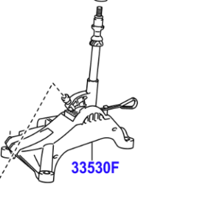 Toyota IQ (2008-2014) Shift Lever assembly