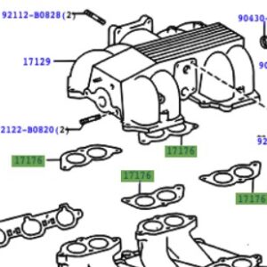 Toyota Soarer 1991-2000 JPP GASKET AIR SURGE TANK TO INTAKE MANIFOLD
