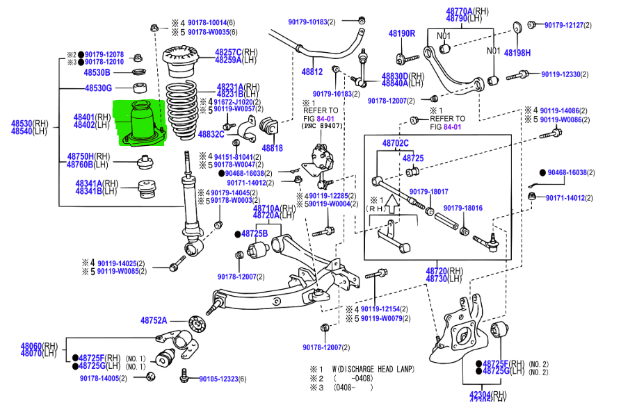 Toyota Avensis (2003-2006) Rear Spring Bracket (LH OR RH) - Image 2