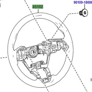 Toyota Corolla 2019-Present Steering Wheel