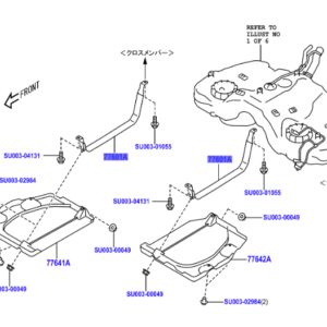 Toyota GT86 Fuel tank strap (singular)