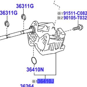 Toyota Hilux 2015-2020 - ACTUATOR ASSY TRANSFER SHIFT