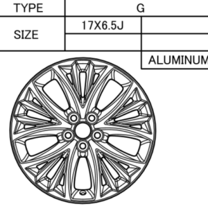 Toyota Yaris 2020-Present Alloy Wheel Disc